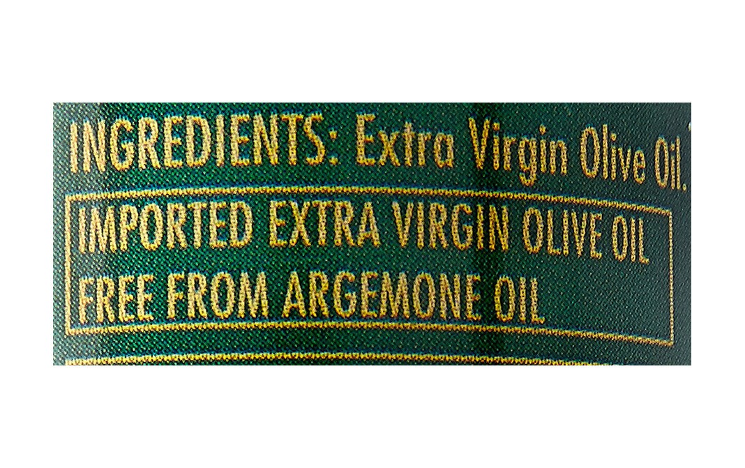 Del Monte Extra Virgin Olive Oil   Bottle  458 grams
